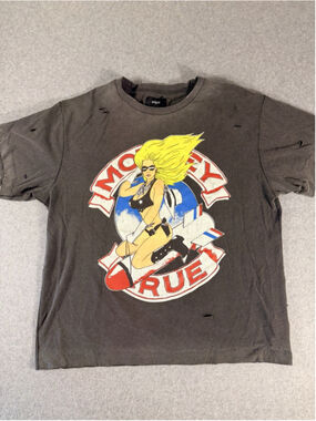 Motley Crue Girls Girls Girls T Shirt Medium Distressed Band Tee